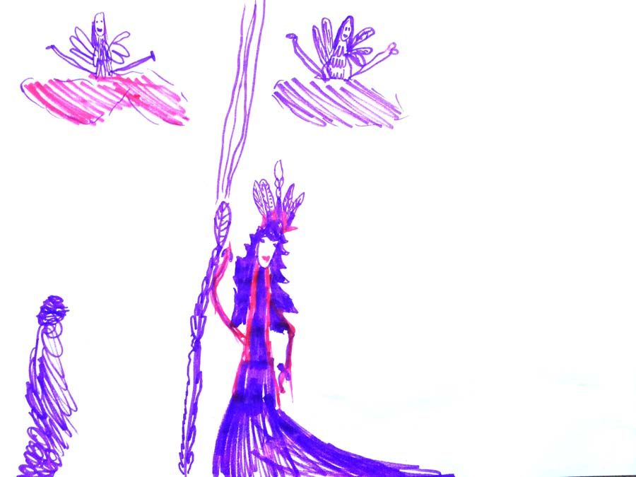 A purple princess for Rebecca Meyer from Alys Boulton