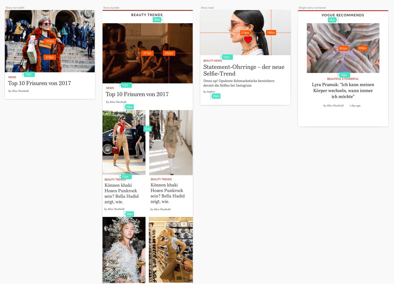 Vogue styleguide